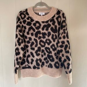 & Other Stories Oversized Leopard Sweater